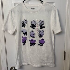 Short Sleeved Boys XL (14-16) Halloween Graphic Tshirt Skateboard Ghosts NWT